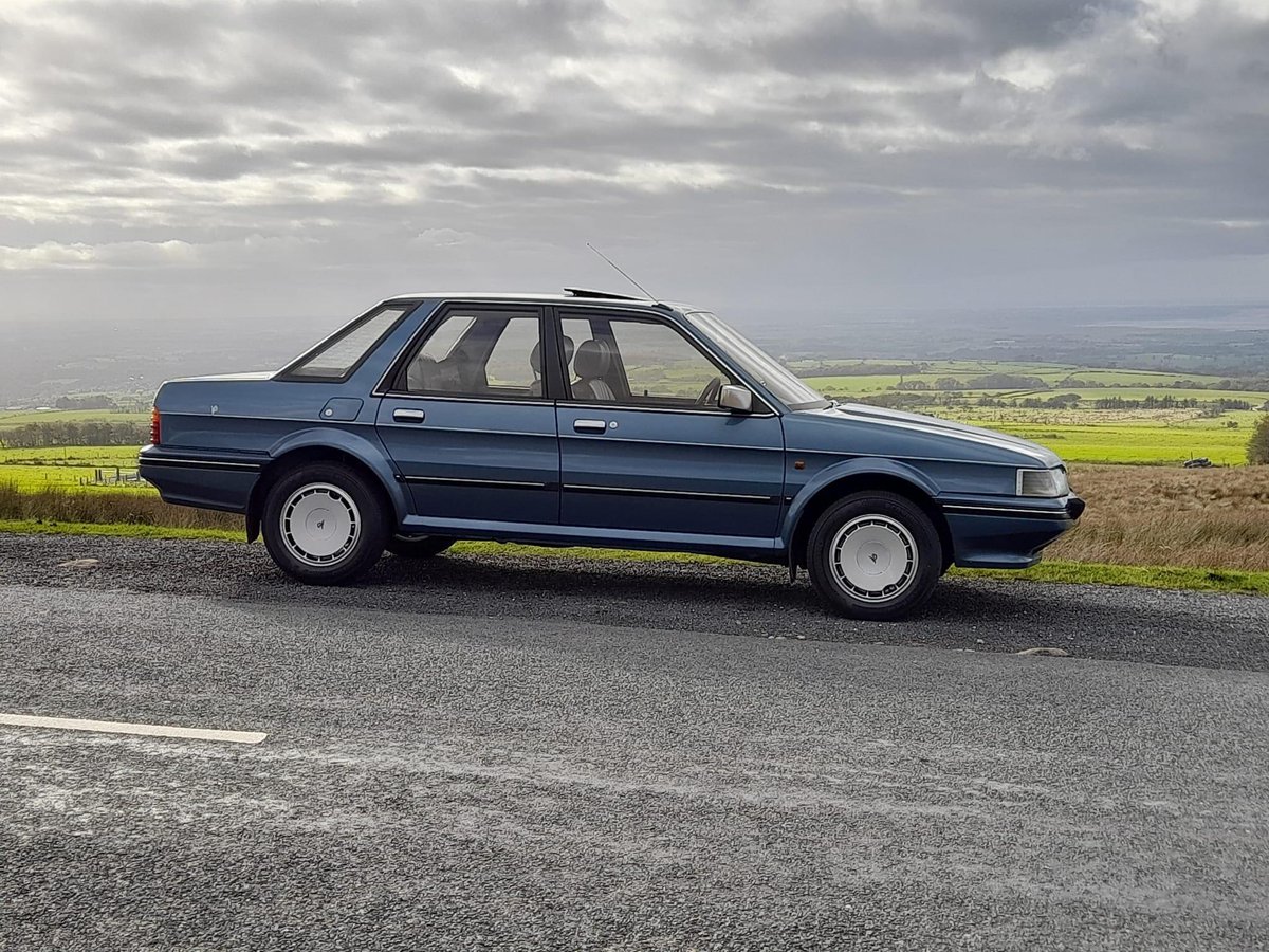 Will Holloway’s beautiful Moonraker Blue Montego Vanden Plas EFi 🥰 🚙 #austinmontego
