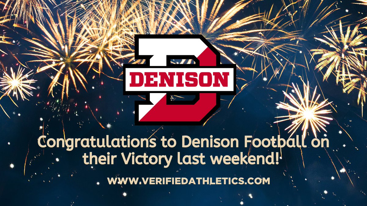 Ver_Athletics's tweet photo. Congrats to our friends at @DUFootball!!!
#verifiedathletics #football #collegesports #collegefootball #W #Victory #highschoolfootball #trusttheprocess #verified #sports #athlete #recruiting #competeincollege #scholarship #NCAC #NCAA #NCAAfootball #d3fb https://t.co/vcDceBOUAe