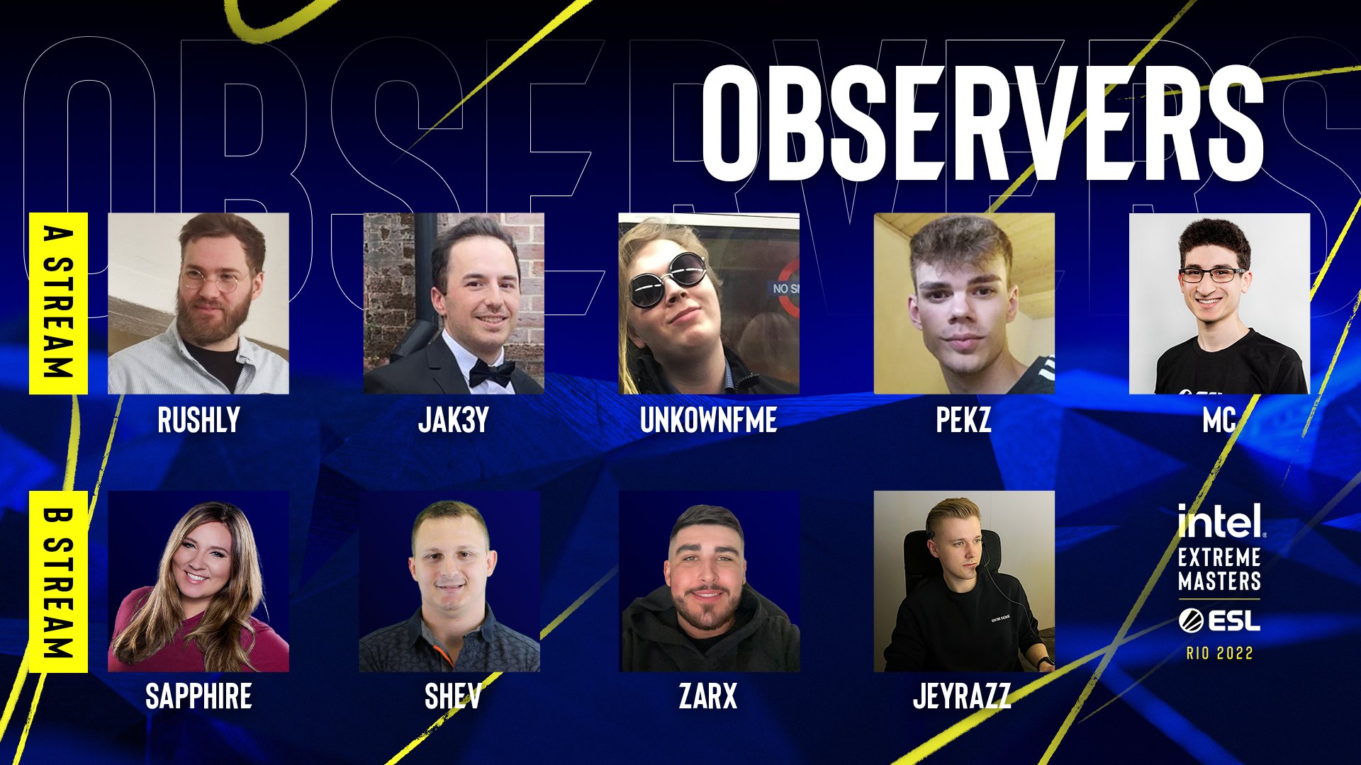 Intel® Extreme Masters on Twitter "THE IEM RIO MAJOR OBSERVING TEAM