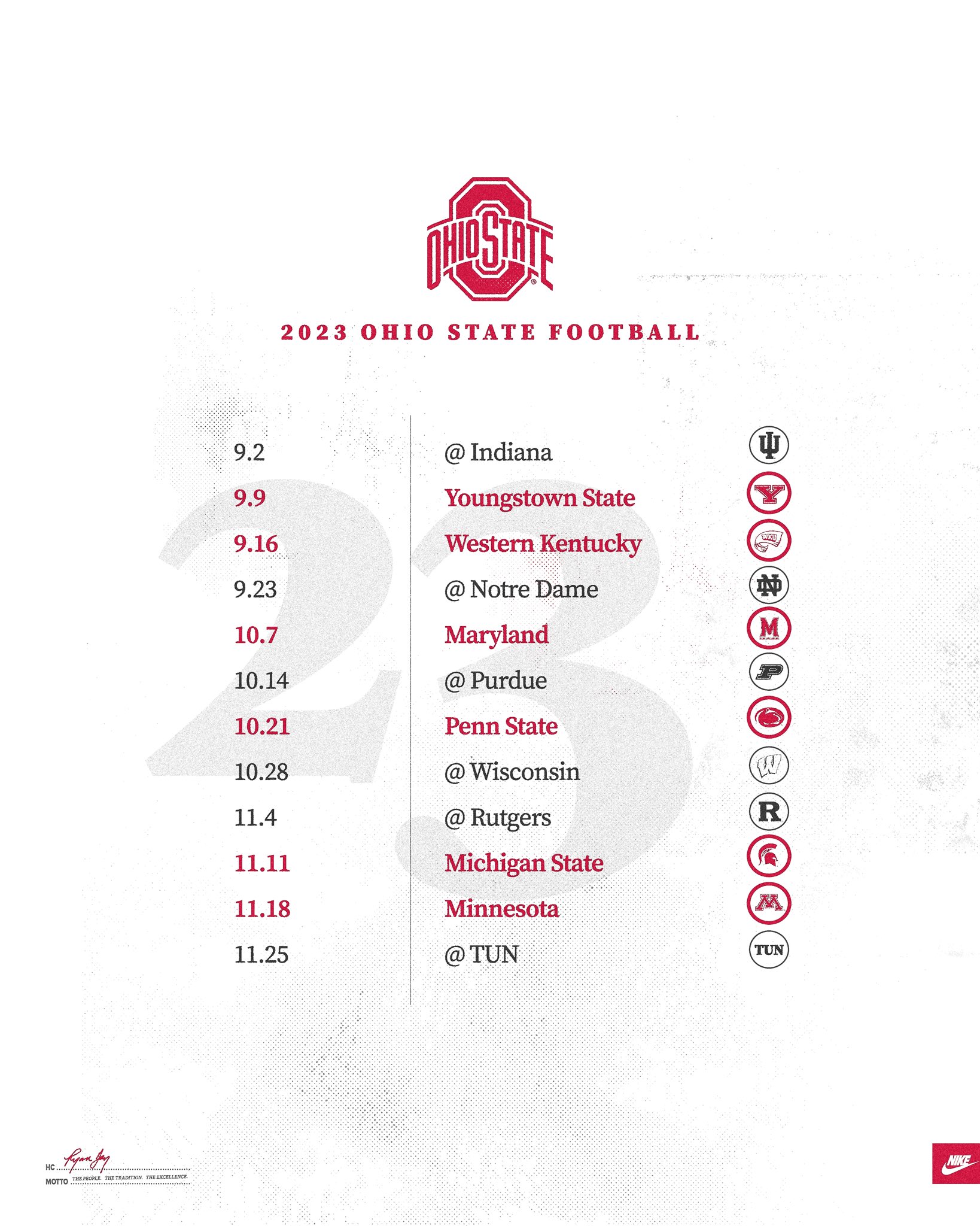 2023 Ohio State football schedule: Dates, times, TV channels