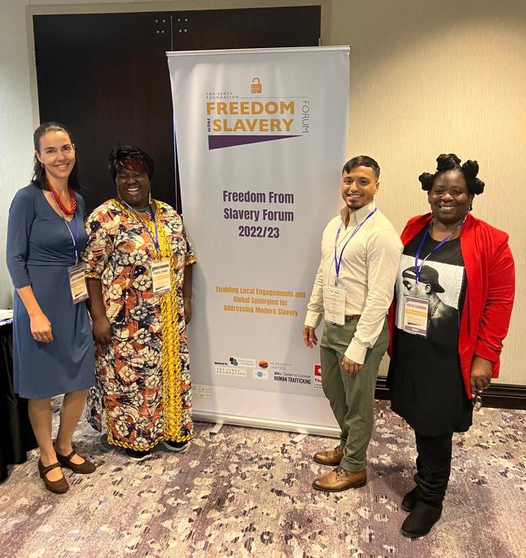 Thank you, <a href="/FreetheSlaves/">Free the Slaves</a>, for hosting several members of <a href="/HTLegalCenter/">The Human Trafficking Legal Center</a>'s staff and board at this year's #FreedomFromSlaveryForum in Toronto. They will be hosting several discussions on #survivorleadership and #allyship.
Join this hybrid event today: bit.ly/3gLky06