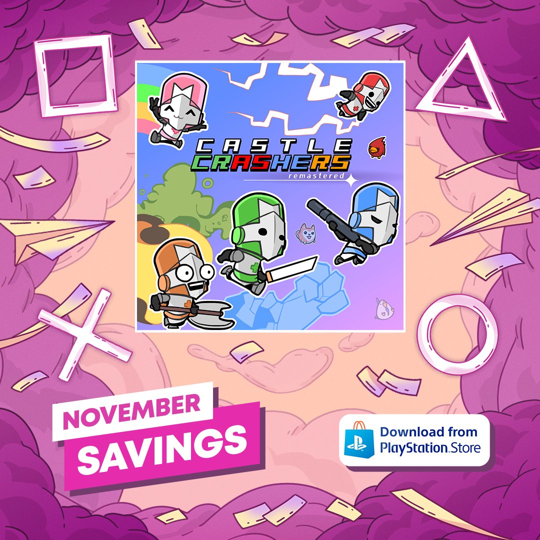 Castle Crashers Poster — THE BEHEMOTH STORE