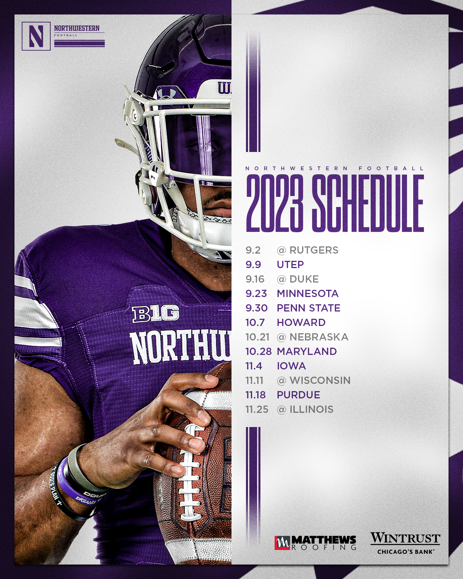 Northwestern football sale schedule