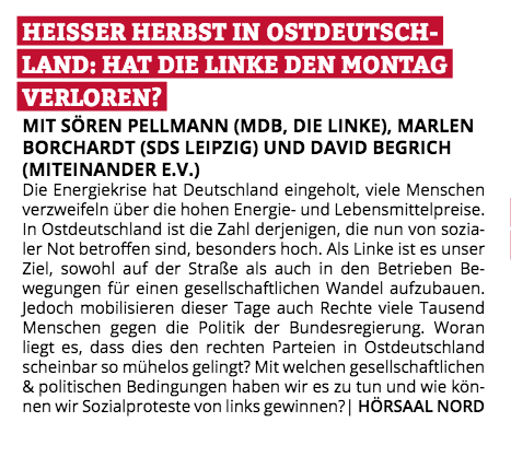 RassismusT's tweet photo. #Leipzig kann auch lustig sein, jener Politiker, der seit Wochen Montags die Straßen den Neonazis überlässt und denen sogar noch auftrieb gegeben hat mit #le0509, redet jetzt beim Kongress zum "heißen Herbst": https://t.co/RfbwddbOCR