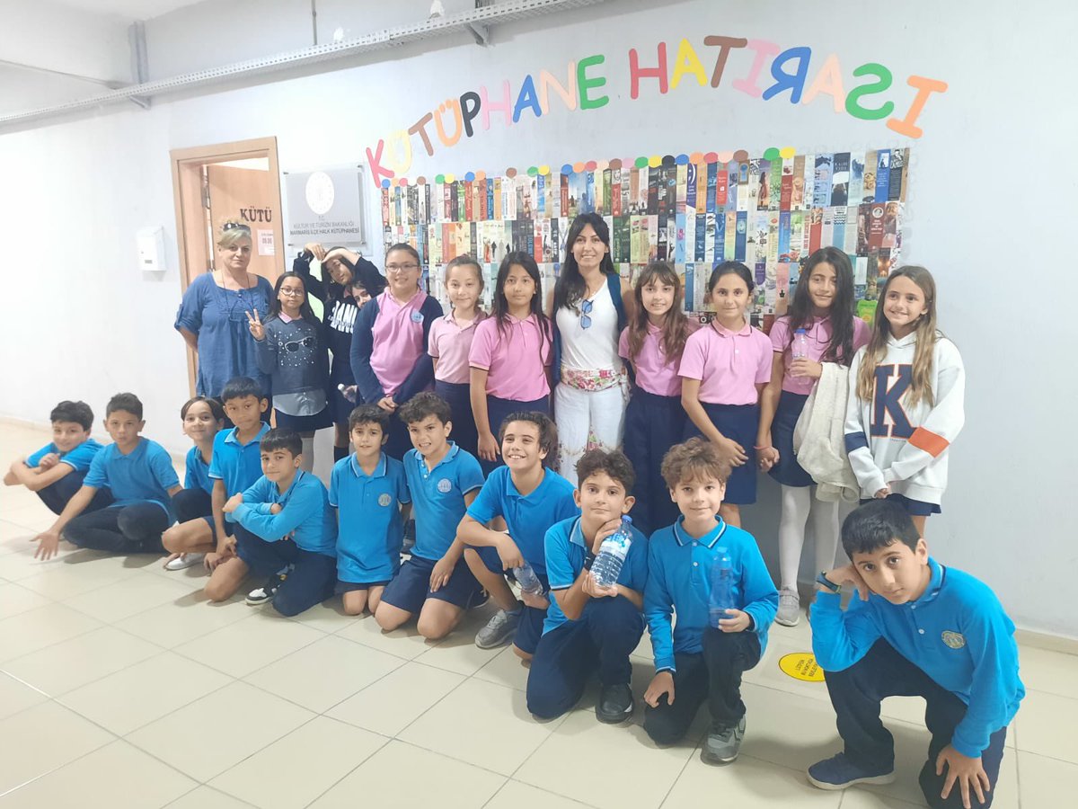 Şehit Nedip Cengiz Eker İlkokulu 4-B sınıfı ilçe kütüphanesine ziyarette bulundu. <a href="/SehitEker/">Marmaris Şehit Nedip Cengiz Eker İlkokulu</a>