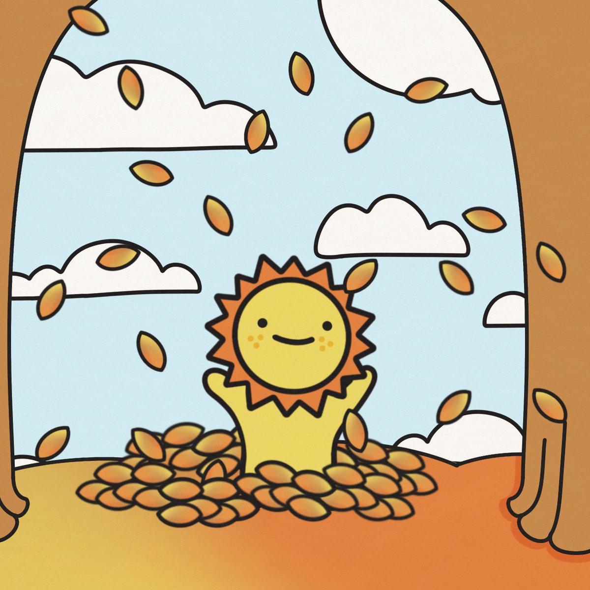 sunnies fall giveaway 🍂

- reply to this tweet with a picture of your perfect fall day and your favorite sunnie
- use #SunnieFall in the tweet
- 5 winners will be selected

more info in our discord 💛