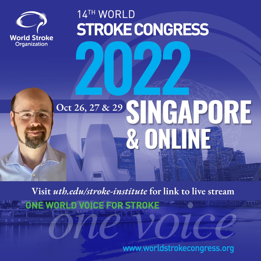 Institute for Stroke and Cerebrovascular Disease (@uthealthstroke) on Twitter photo #WSC2022 has begun in Singapore! #UTHealthStroke is well represented with presentations all week from our #stroke docs.
Leading off is Dr. <a href="/SeanISavitz/">Savitz Sean</a> with "Global Barriers to Implementation of Rehabilitation"
Info➡️bit.ly/3VYNIcx or uth.edu/stroke-institu… #WSC2022 has begun in Singapore! #UTHealthStroke is well represented with presentations all week from our #stroke docs.
Leading off is Dr. <a href="/SeanISavitz/">Savitz Sean</a> with "Global Barriers to Implementation of Rehabilitation"
Info➡️bit.ly/3VYNIcx or uth.edu/stroke-institu…