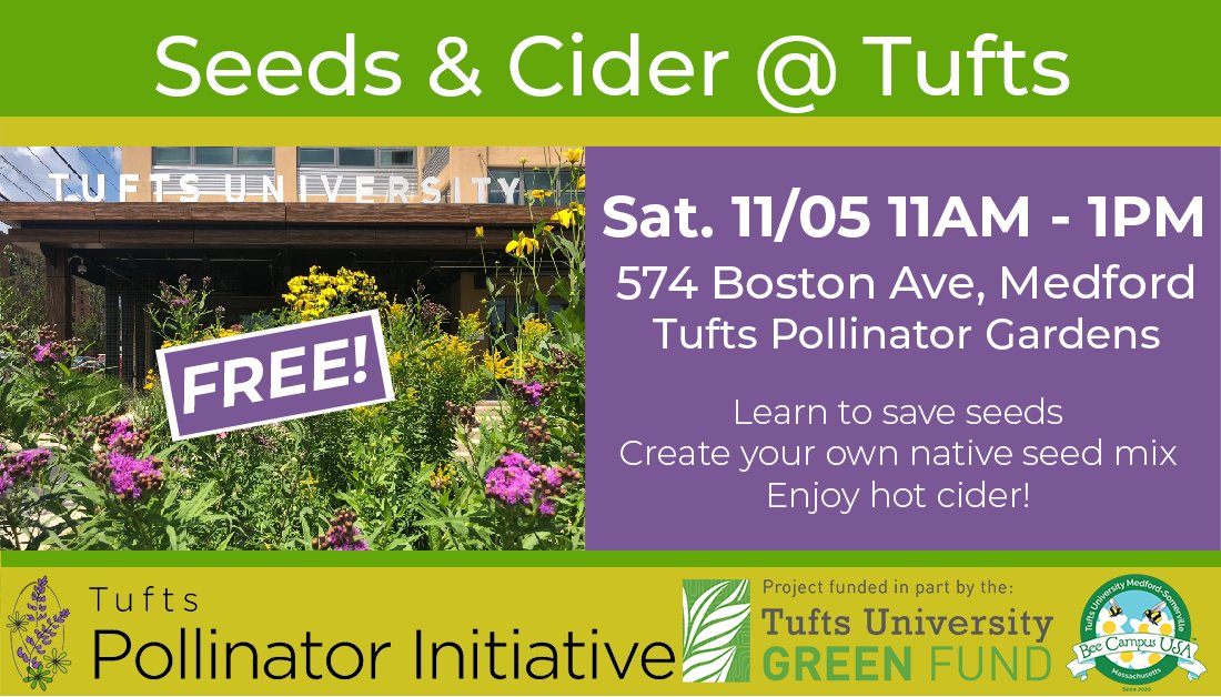 We are hosting a workshop! Come make your own FREE seed mix with us next Saturday! 🌱