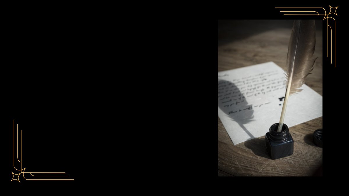 ᅠᅠᅠ

กว่าจะจุ่มหมึกเขียน ระมัดระวังไม่ให้มือชนขวดน้ำหมึก

" ฉันน่าจะหยิบปากกาลูกลื่นติดมาสักหน่อย "

พ่อมดเลือดผสมว่า ก่อนเขียนอักษร 𝓕𝓡. ท้ายจดหมายพร้อมฝากนกฮูกไปยังปลายทาง

#𝐁𝐂𝐇𝐀𝐋𝐋𝐎𝐖𝐖𝐈𝐓𝐂𝐇 

ᅠᅠᅠᅠ
ᅠᅠᅠ