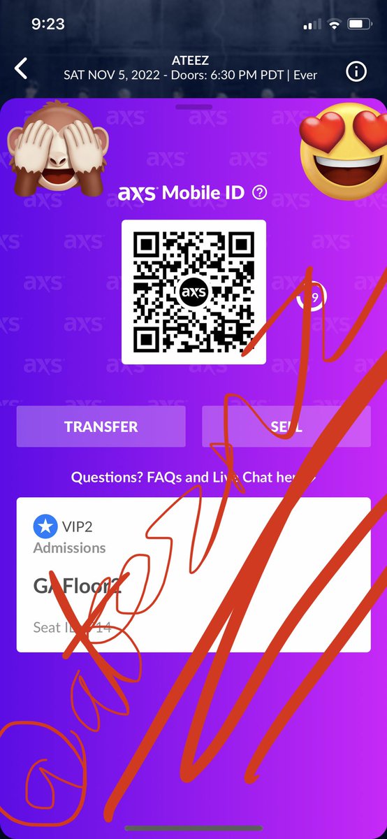 ateeznz's tweet photo. WTS  want to sell ateez Oakland sector vip for face value, dm me for more details. November 5, Oakland. #ateezinoakland #wts https://t.co/lbOf0lQfK6