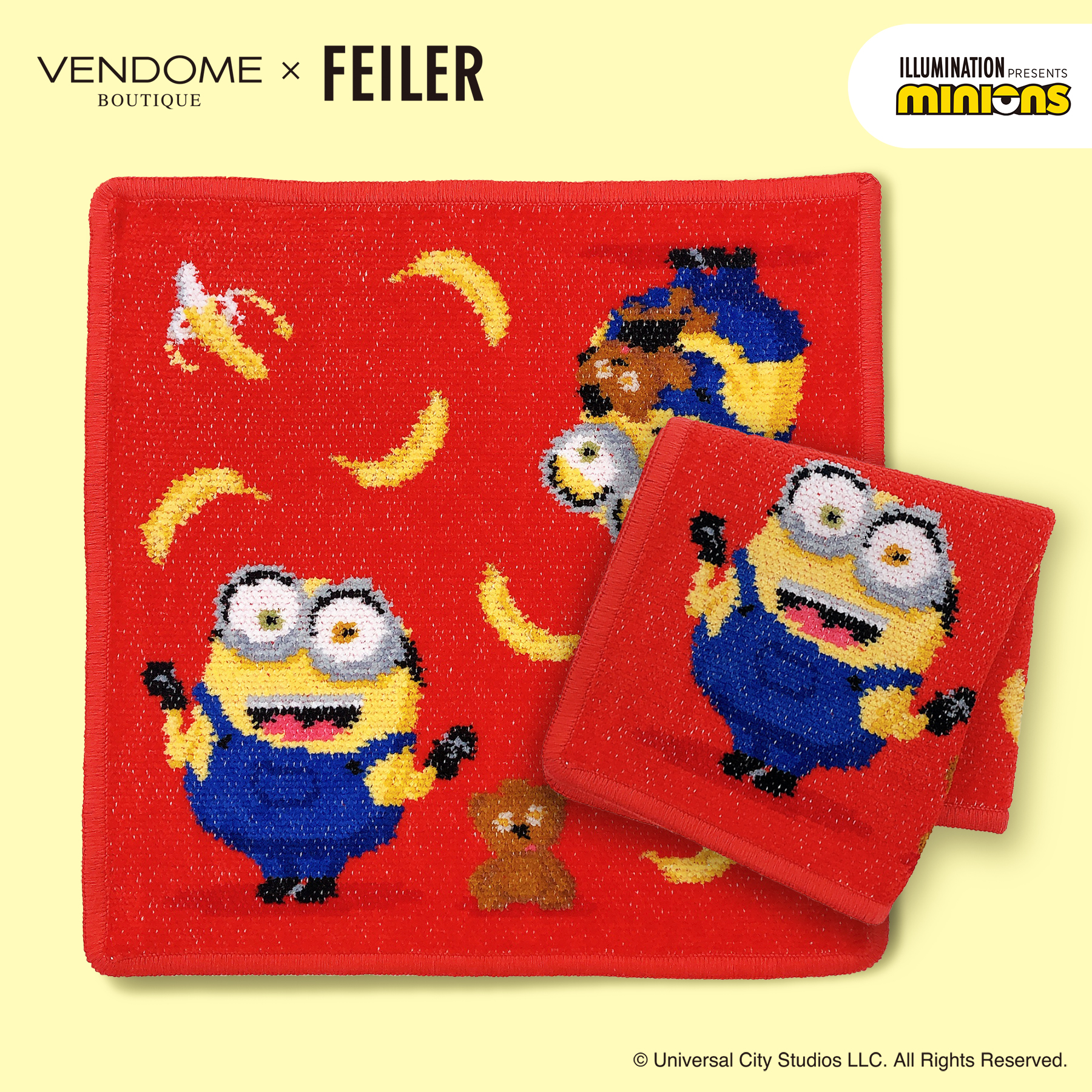ヴァンドーム ミニオン 3点セット＋ハンカチ ミニオン・ファンクラブ on X: 