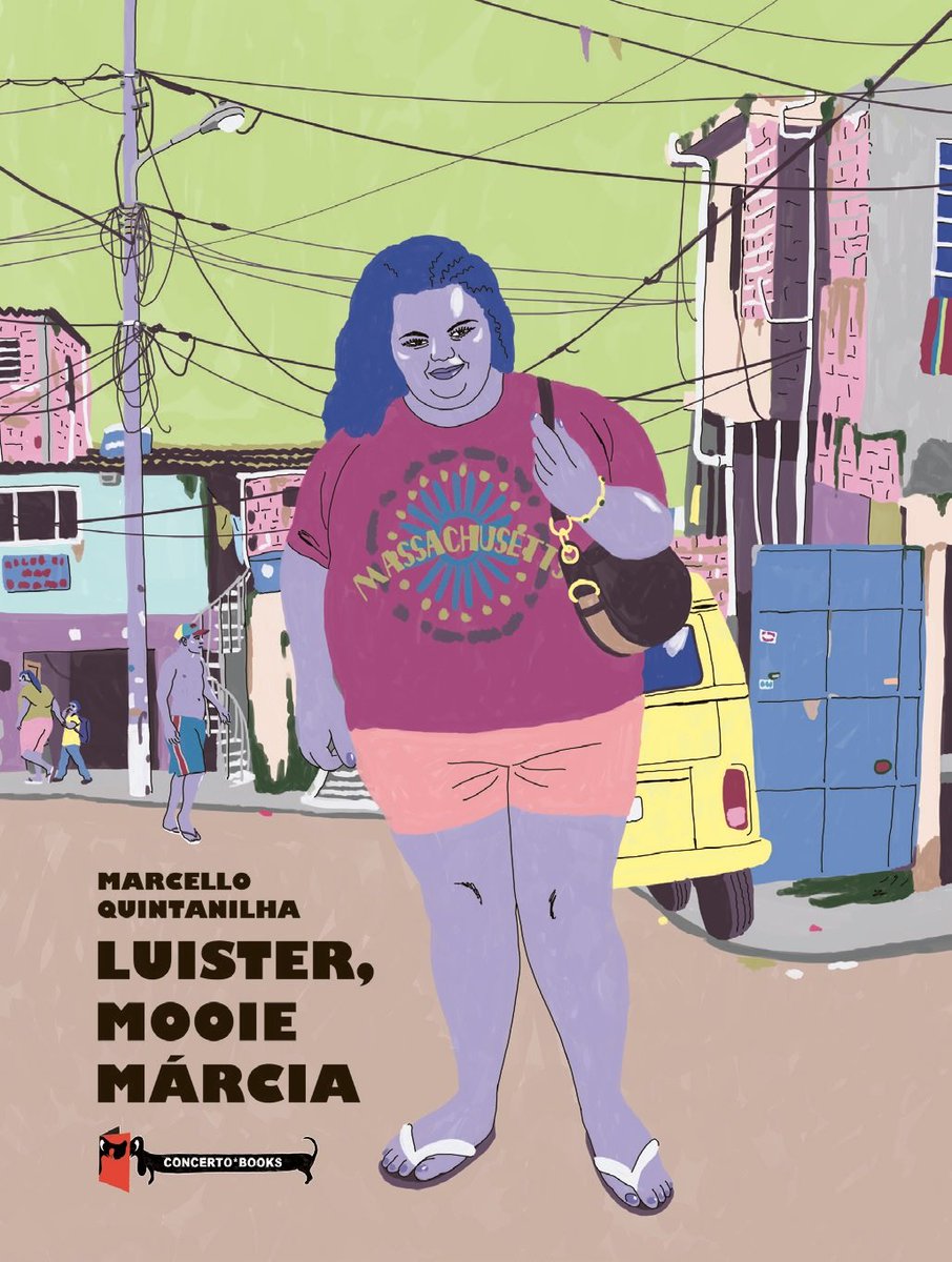 Luister, Mooie #Márcia is een snelle, flamboyante en kleurrijke graphic novel van één van de belangrijkste auteurs van de hedendaagse Braziliaanse stripcultuur: #MarcelloQuintanilha. Net verschenen bij #ConcertoBooks.