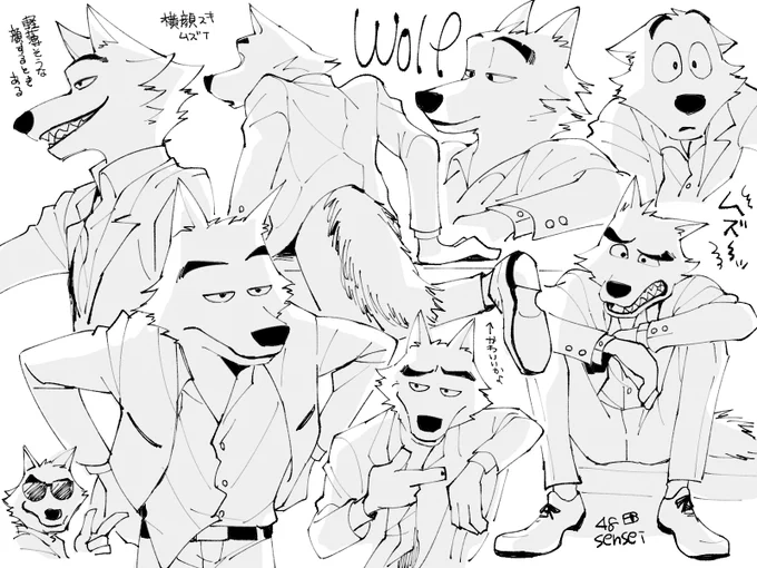 【BG】クリスタペン練習ついでの模写 #TheBadGuys 