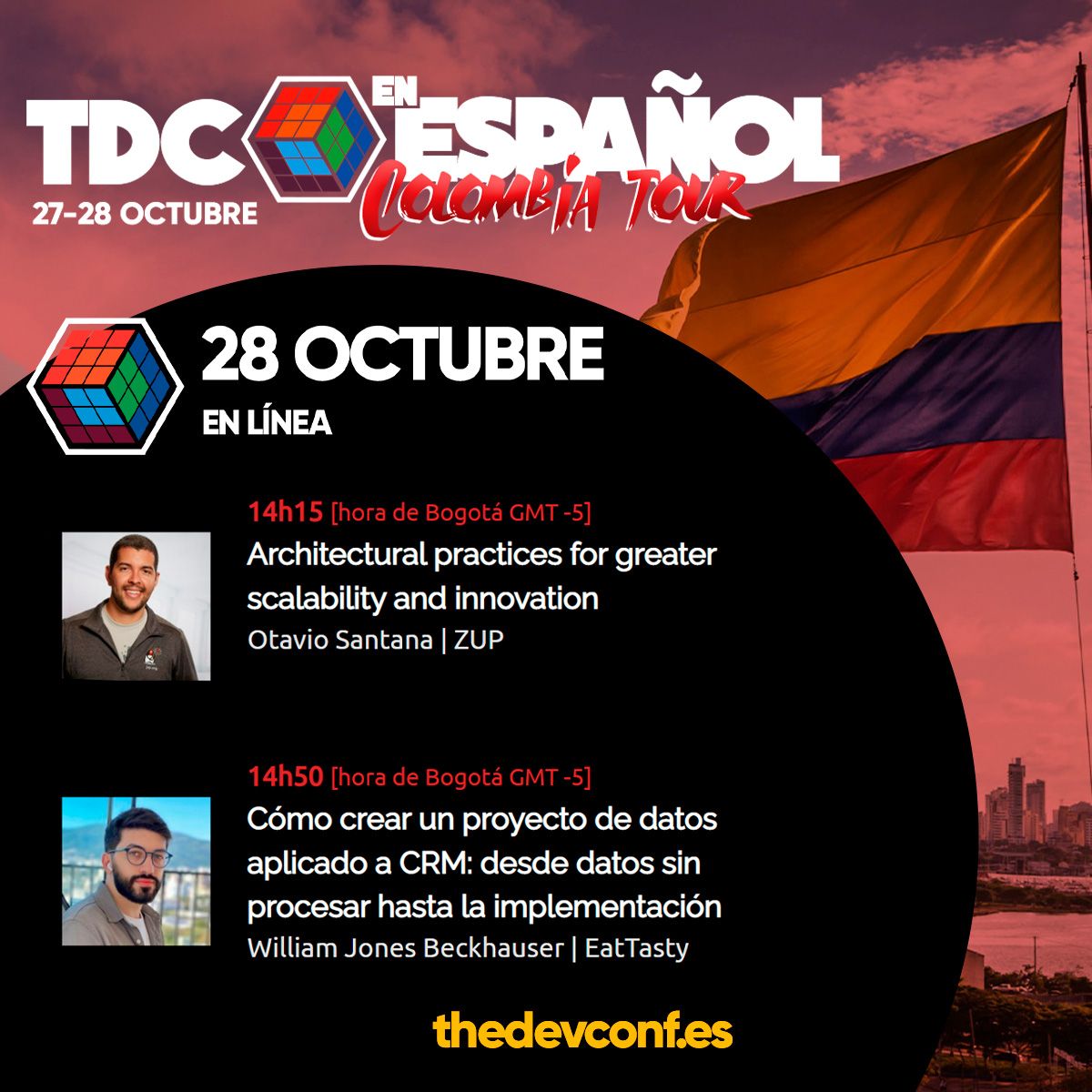 barranquillajug's tweet photo. El día viernes varios JUGs de LATAM estarán participando como ponentes en el The Developer Conference #TheDevConf

No te lo pierdas este 27 y 28 de octubre del presente año.

https://t.co/32ckSeDAku https://t.co/FzIfxgxbfO