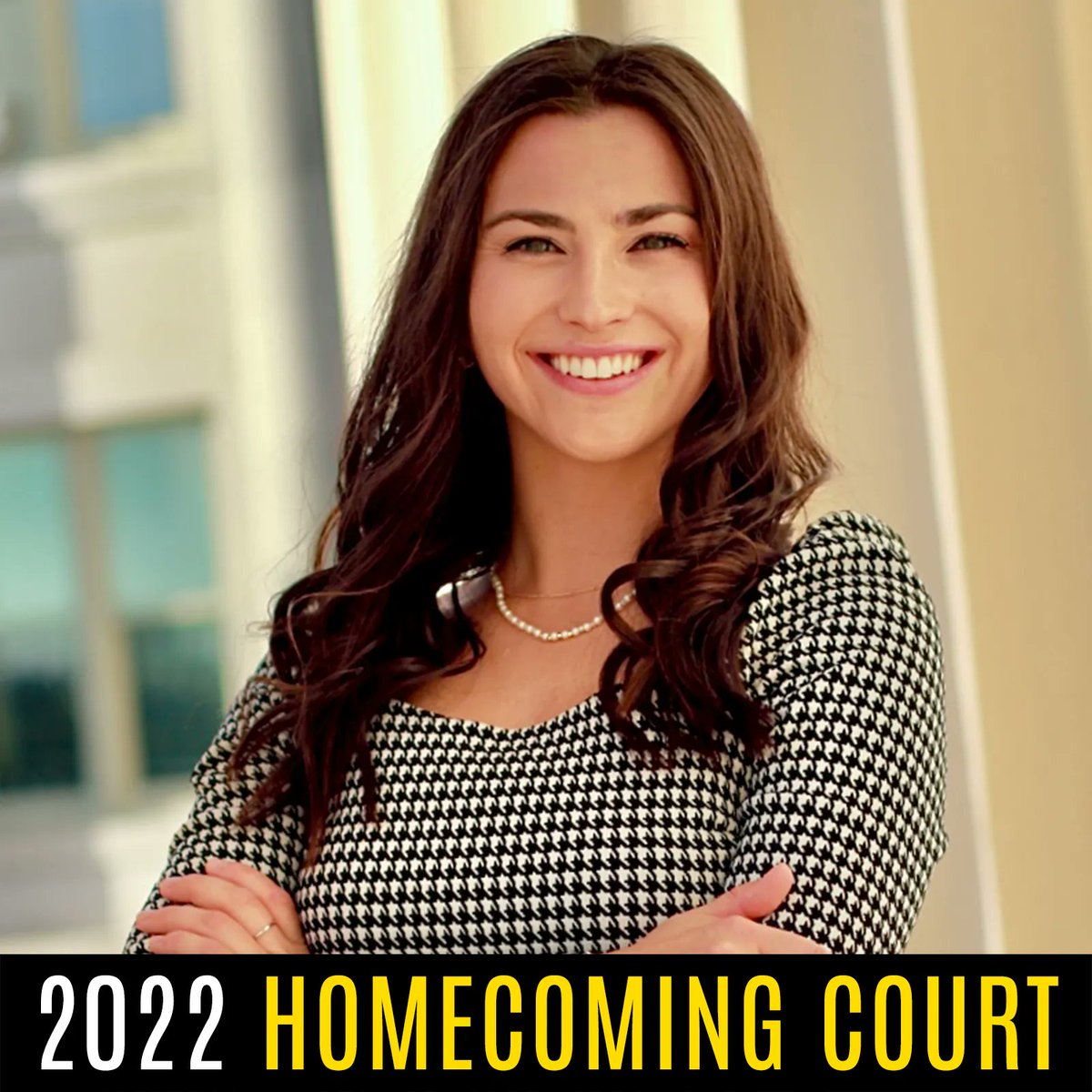 UIStudentLife's tweet photo. Introducing Karah Kluck, a member of the 2022 Homecoming Court! Karah is a senior from Plover, Wisconsin majoring in communication sciences and disorders. See https://t.co/WMXT8Z9mD4 for Karah's full profile. 🖤💛
⠀
#uiowaHomecoming https://t.co/m0iqctZi6w