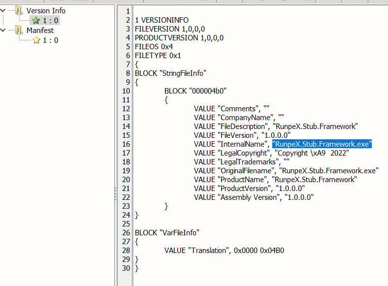 vinopaljiri's tweet photo. [3/4] Both decrypted payload looks like they are .NET binaries protected by #KoiVM. Payloads shares most of the capabilities and looks interesting enough 😉🤗Capabilities for Code #Injection (PE Hollowing) and Loading #Drivers
Both same version info "RunpeX.Stub.Framework.exe"🙃 https://t.co/0J09xoTohl