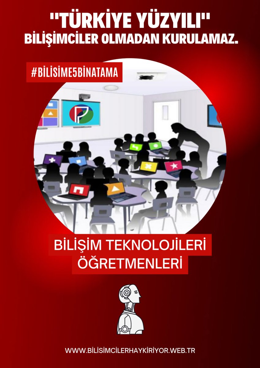 Yetişmiş yeni nesiller için #Bilisime5BinAtama