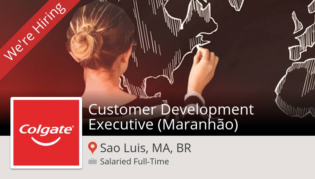 luchoarcos's tweet photo. Customer #Development #Executive (Maranhão) necesario en #SaoLuisMABR, aplica ahora en #ColgatePalmoliveCareers! #oferta https://t.co/P8CTV4rZZB #buildAfuture #ColgatePeople https://t.co/peSJFaV7pU