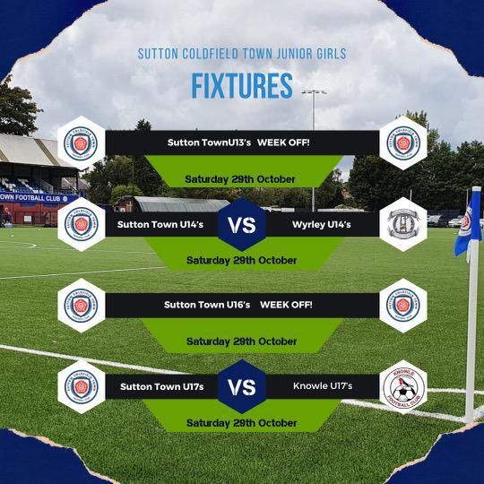 Our girls teams are back in action this Saturday to continue their 22/23 season 🤩 

We’d like to wish good luck to all the girls and we hope they all enjoy their day! 💙🤍

#ROYALS  #COYR #OurTown
