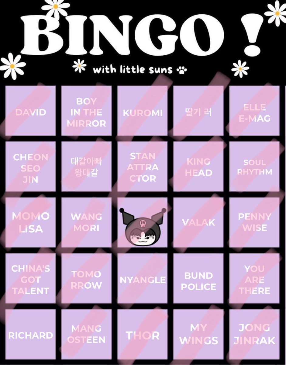 ygmilku's tweet photo. @PopLikeZCL ISA NLNG ISA NLNG #BingoWithLittleSuns https://t.co/IcpPGwaENJ