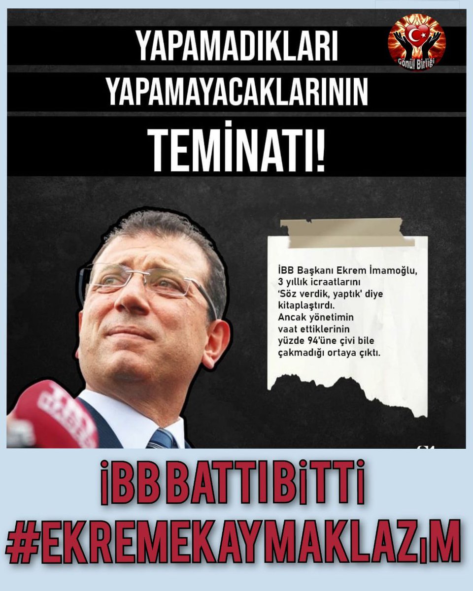 Ekrem İmamoğlu 3 yıllık icraatlarını 'Söz verdik ,yaptık' diye kitaplaştırmış..😳😳 Işıldaklılar bunu da yemiş 😱 Saman beyinli diyince kızıyorlar bize 😏 ... Sedat Peker Türk Tabipler Birliği İBB BATTI BİTTİ #EkremeKAYMAKlazım