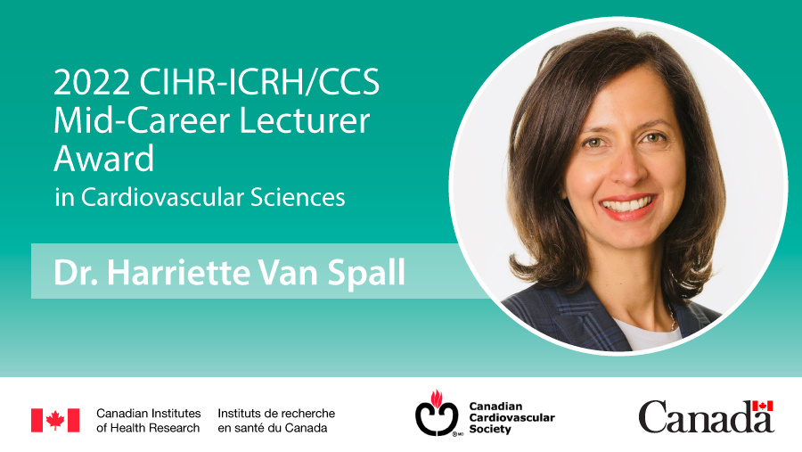 Our recipient of the 2022 Mid-Career Lecturer Award in Cardiovascular Sciences, Dr. Harriette Van Spall, will be delivering their plenary talk at #CCCongress this weekend. Details: cdmcd.co/A93b8D @SCC_CCS