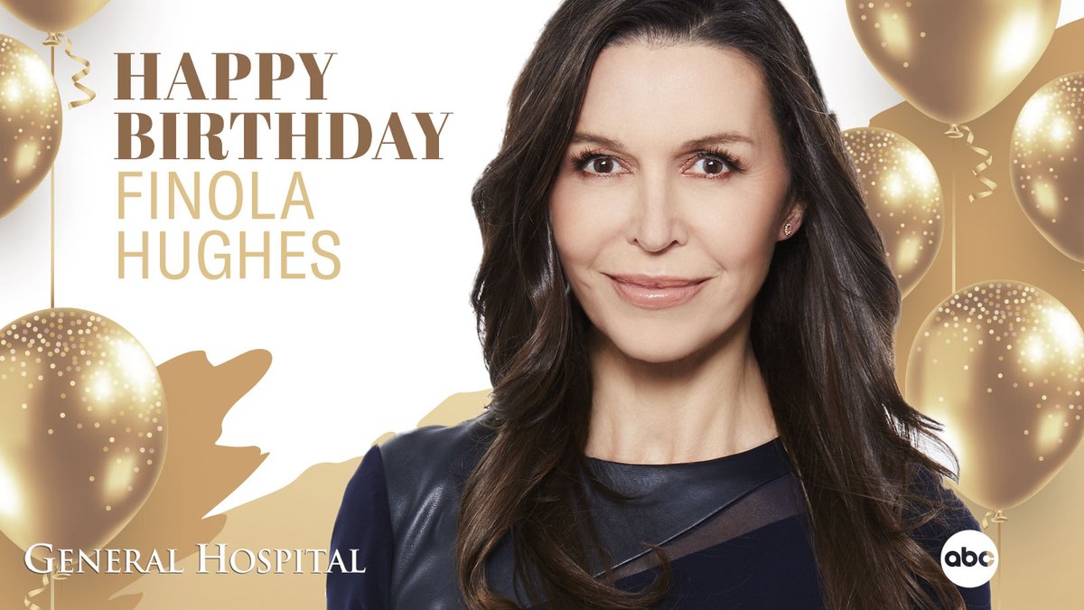 GeneralHospital's tweet photo. 🎊 Please help us wish @finolahughes a very #HappyBirthday! 🎉 #GH https://t.co/TJm7OGab8L