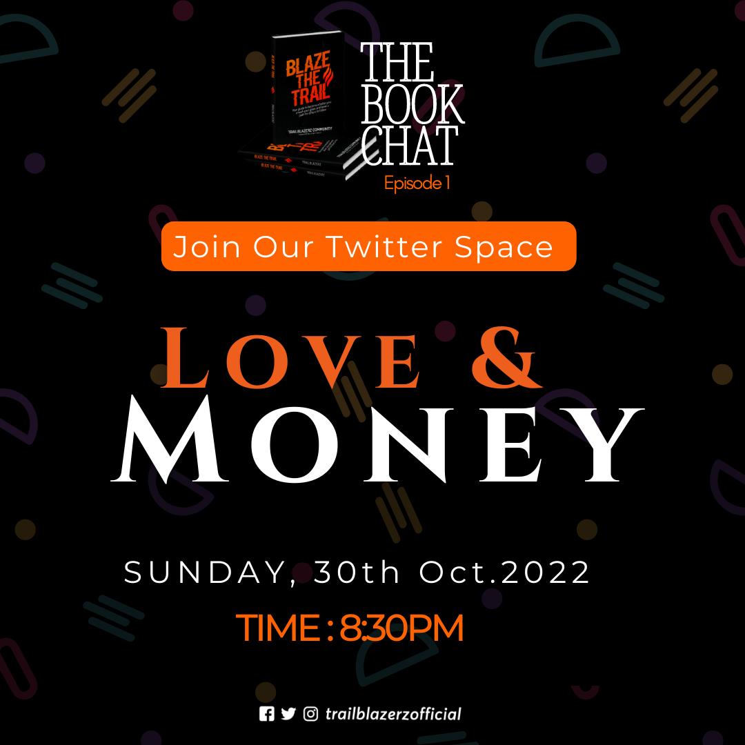 _Trailblazerz's tweet photo. Comparing love with money is like comparing pepper with salt when making stew. Both are important and complement each other. Which is more important to you LOVE or MONEY?
#trailblazerz #thebooklaunch #blazethetrail #beavoice https://t.co/QzQz7IZptv