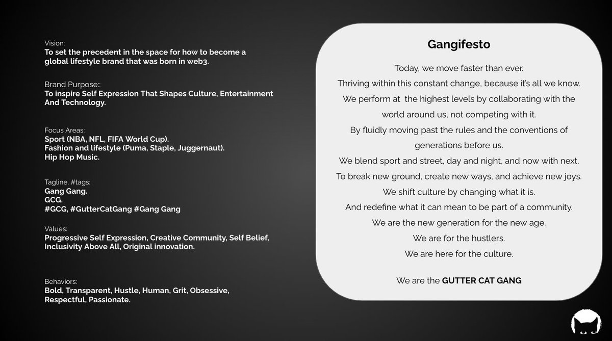 One pager complete! Gang Gang.