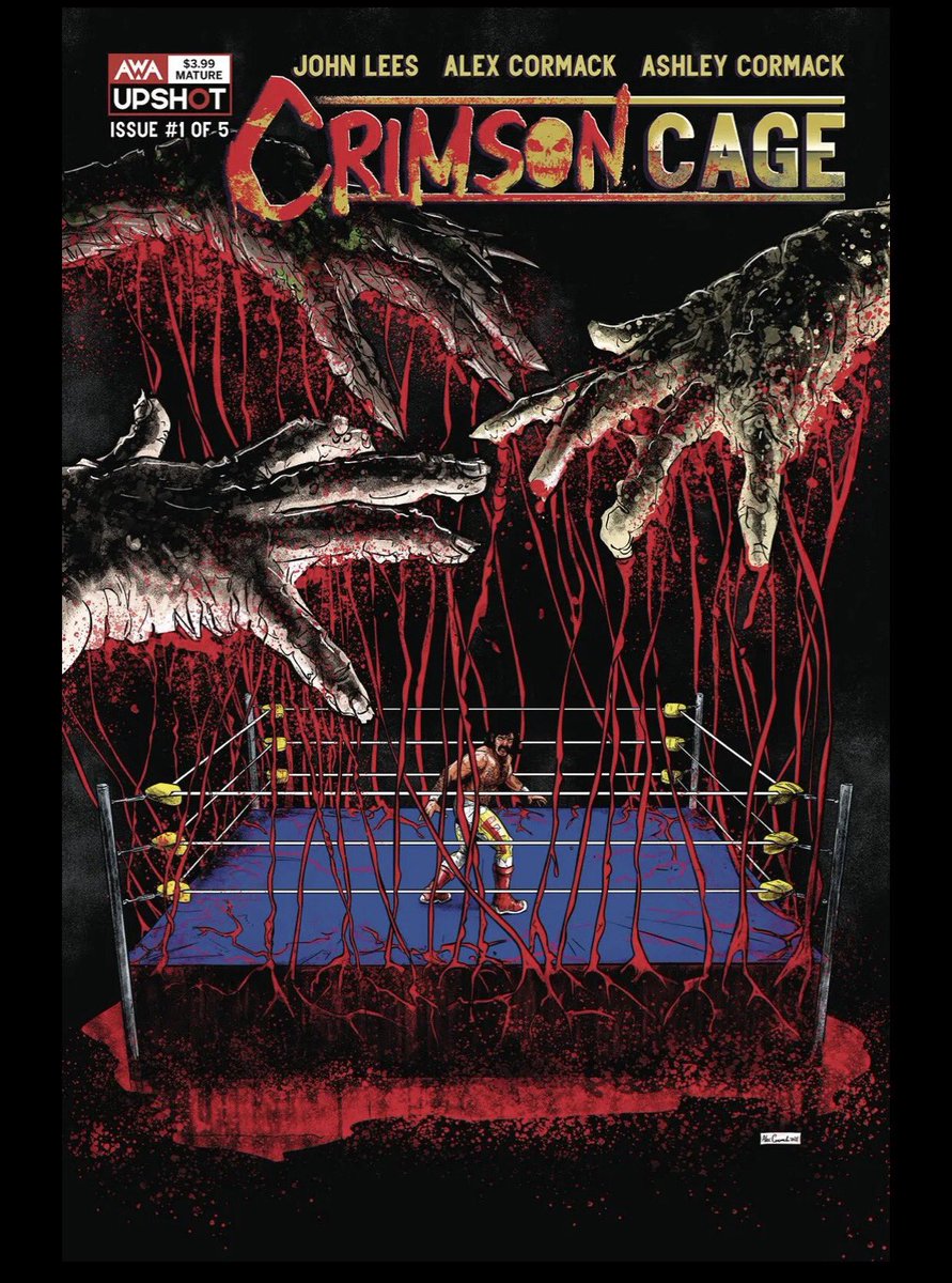 CitywideMax's tweet photo. #comicspotlight
@AWA_Studios’ “Crimson Cage” is an expertly done re-telling of Macbeth through the lens of 80s wrestling. You can tell that Writer John Lees is well-versed in both subjects. The art of Alex Cormack is brutal, gritty, and I absolutely loved it.
#wrestling https://t.co/NKJrwbzidC