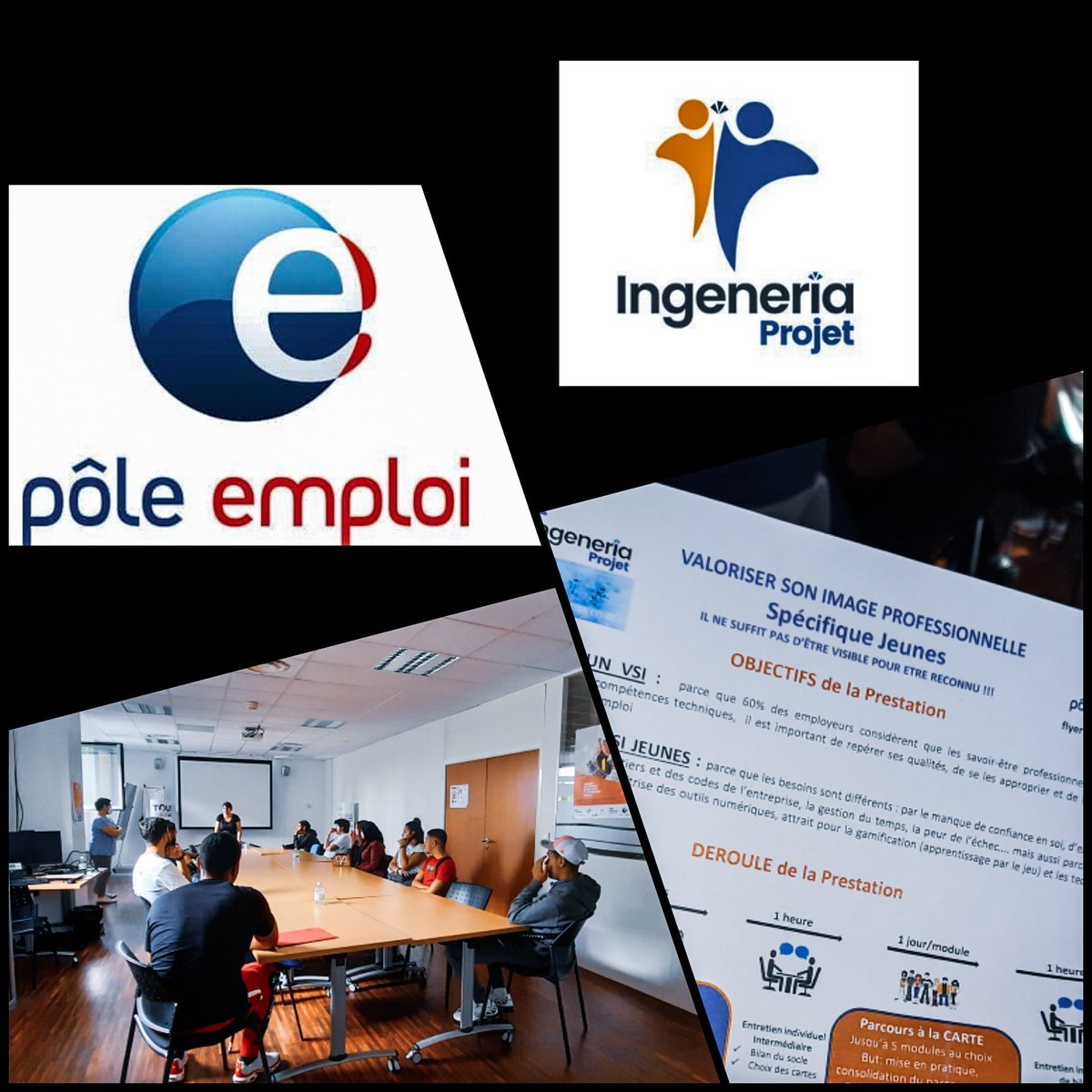 📍Une collaboratrice <a href="/IngeneriaProjet/">Ingeneria Projet</a> Marseille était présente ce jour dans notre agence  <a href="/pe_marseille14/">diego bonnardel</a> pour présenter aux 12 #jeunes #cej la #prestation Valoriser son image Professionnelle.Une présentation de qualité qui a conduit à 12 prescriptions ! #vsi #