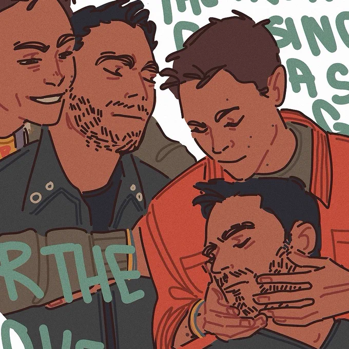 Actually I really like drawing facial hair because it's funky  