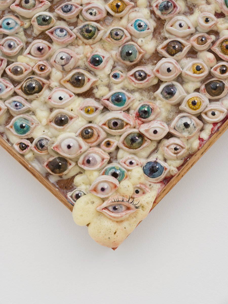 MOCAlosangeles's tweet photo. Diet Piece: Moral Kinship, 2013, is from a series of paintings #SamaraGolden calls “Diet Pieces” which all appear to dwell at some intensely psychological intersection of self-image, looking, and eating. https://t.co/VIgUdmU4G1