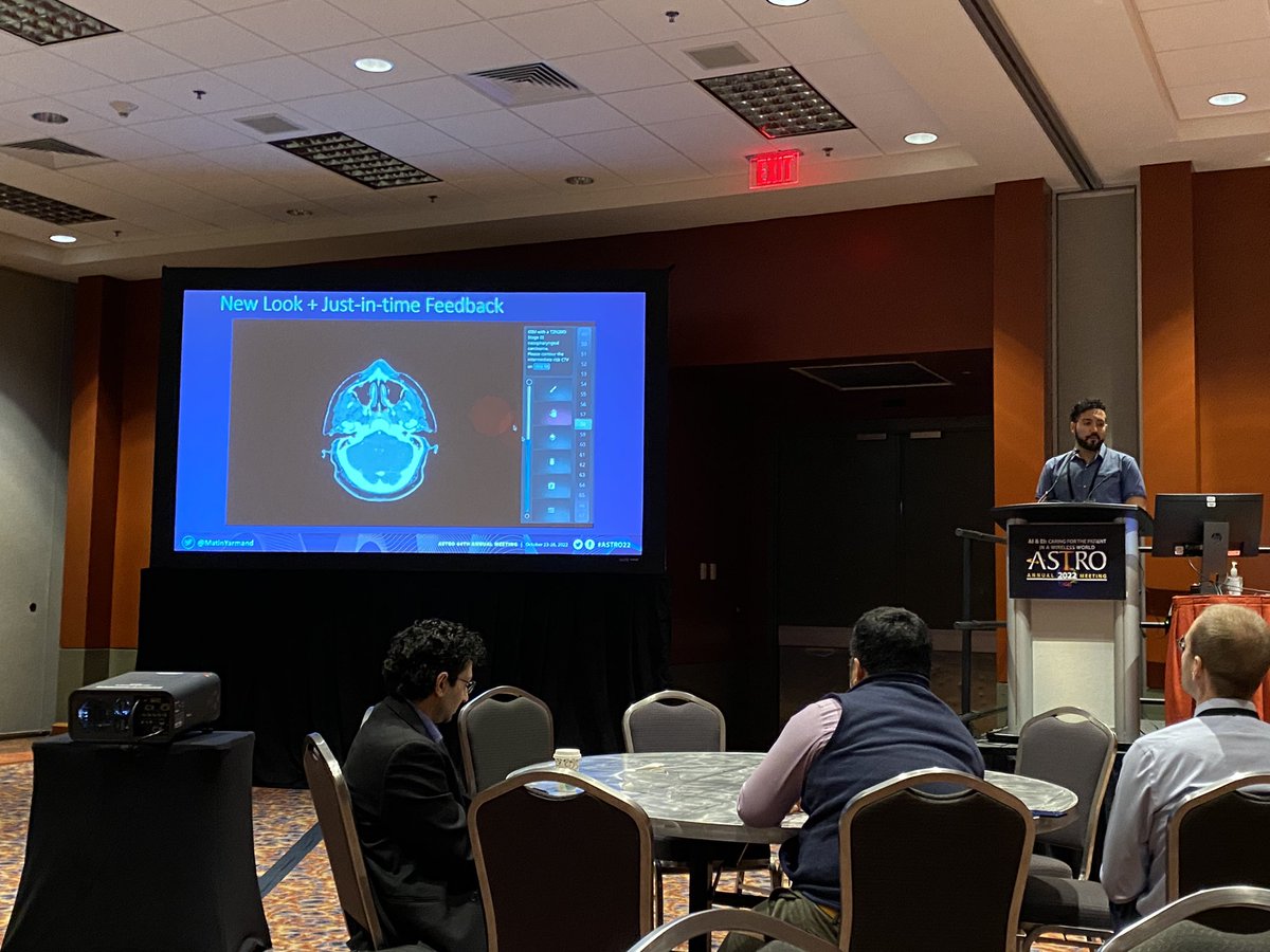 Great talk from <a href="/MatinYarmand/">Matin Yarmand</a> on cross device contouring! <a href="/UCSDRadMed/">UC San Diego Rad Med</a> #Astro22