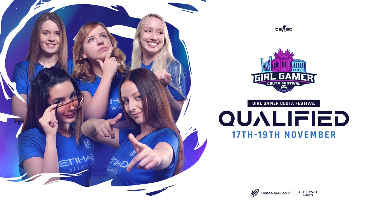 NGXcsgo's tweet photo. We made it to GIRLGAMER Ceuta Festival LAN🌟

🗓️17-19th November

#StarAlign #NGXcsgo https://t.co/YSCzkxXCP3