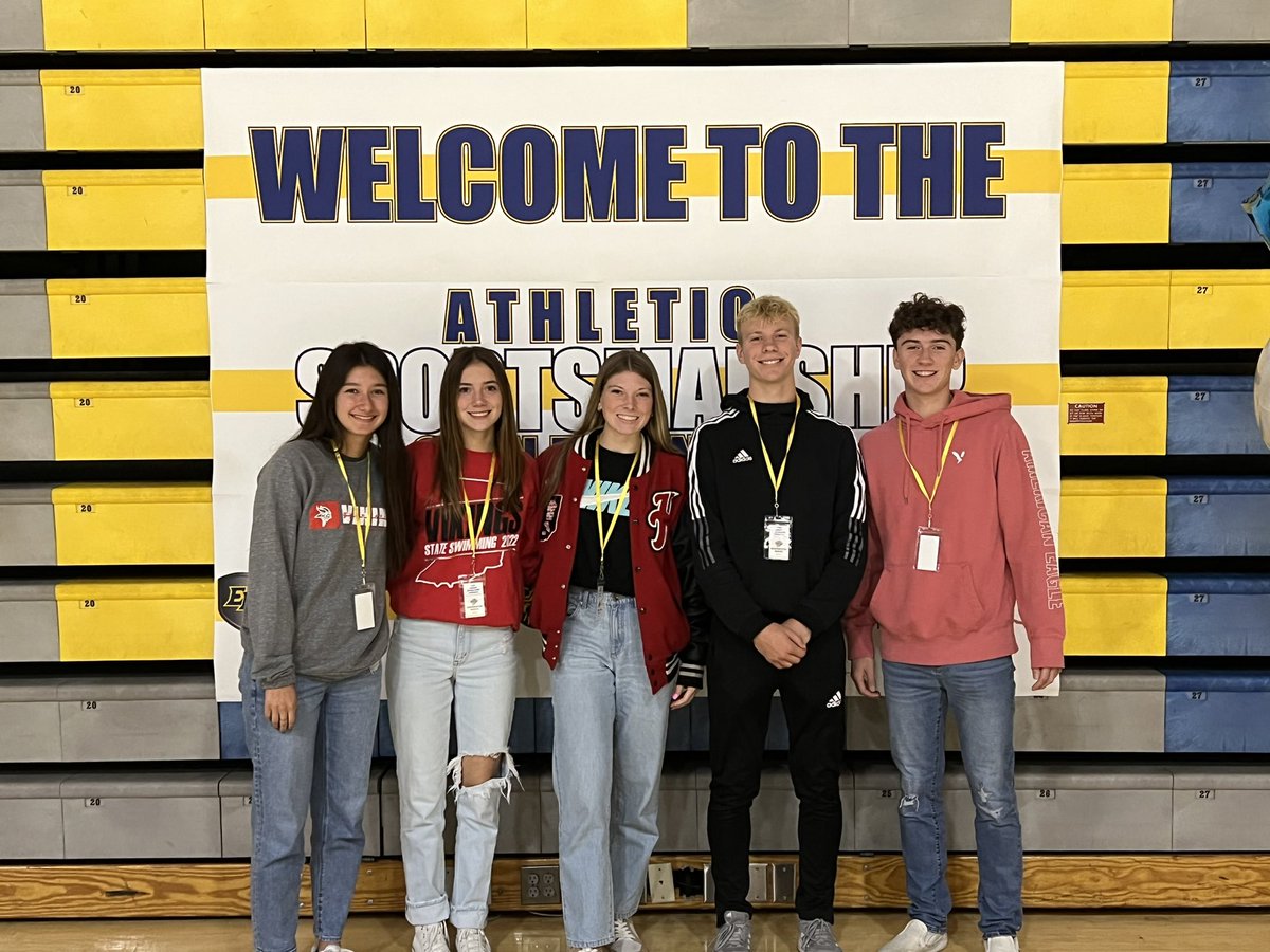 hnvikings's tweet photo. Student athletes from the NE8 and ACAC representing at the Sportsmanship and Leadership Conference at East Noble. Thank you to the speakers and East Noble staff for the great hospitality @IHSAA1 #SportsmanshipStrong #GoVikings https://t.co/Khq3KvgfWD