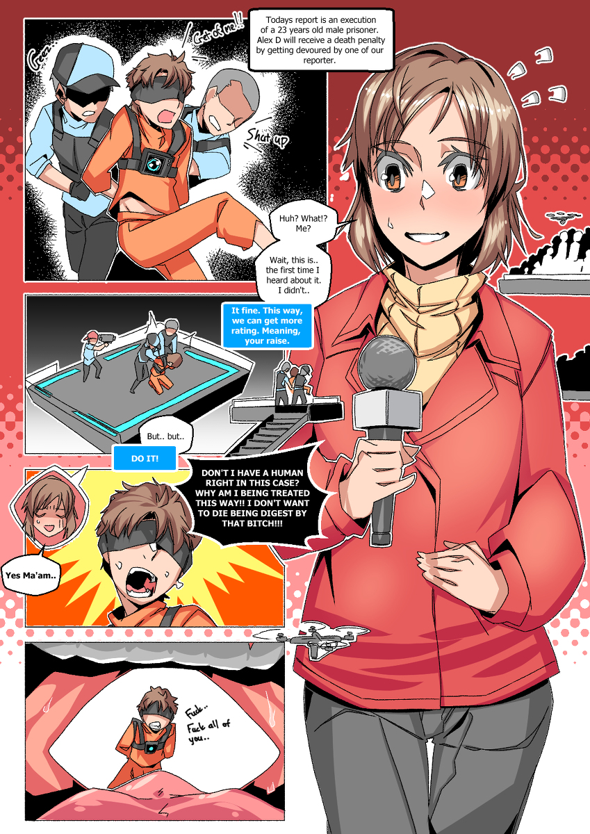 saemonik's tweet photo. [R-18G] Journalist Information #Original #vore #丸呑み #サイズフェチ #巨大娘 https://t.co/dBIHKtp9d1 https://t.co/pziT2bWYEb