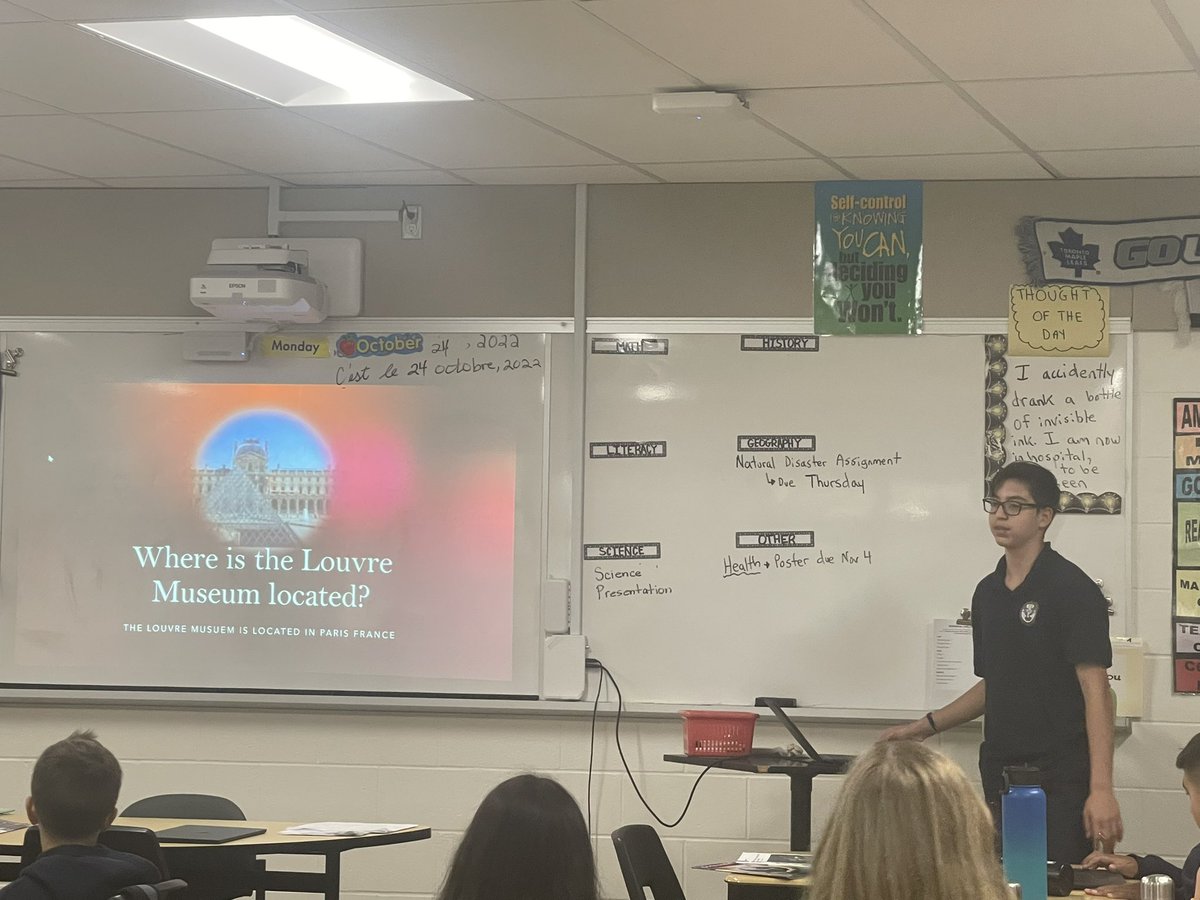 Grade 7 Structures Presentations. Students used the inquiry process to research a structure of their choosing and presented their findings to the class in a creative way.