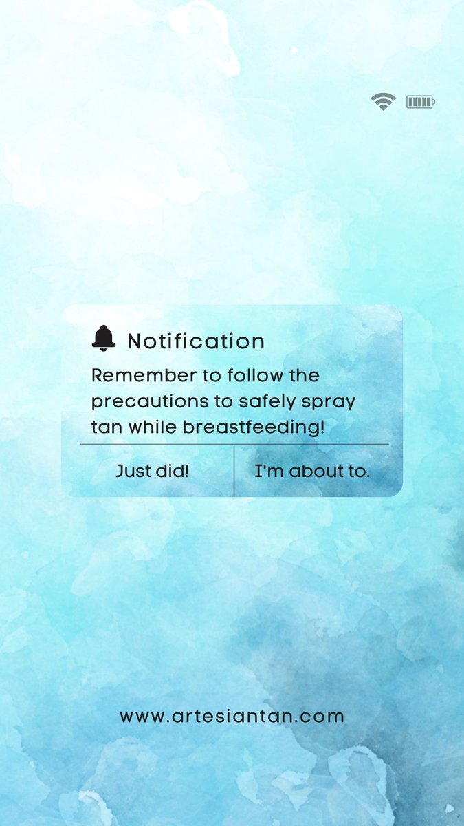 Remember to follow a few precautions when it comes to spray tanning and breastfeeding.
bit.ly/3cBfWrw