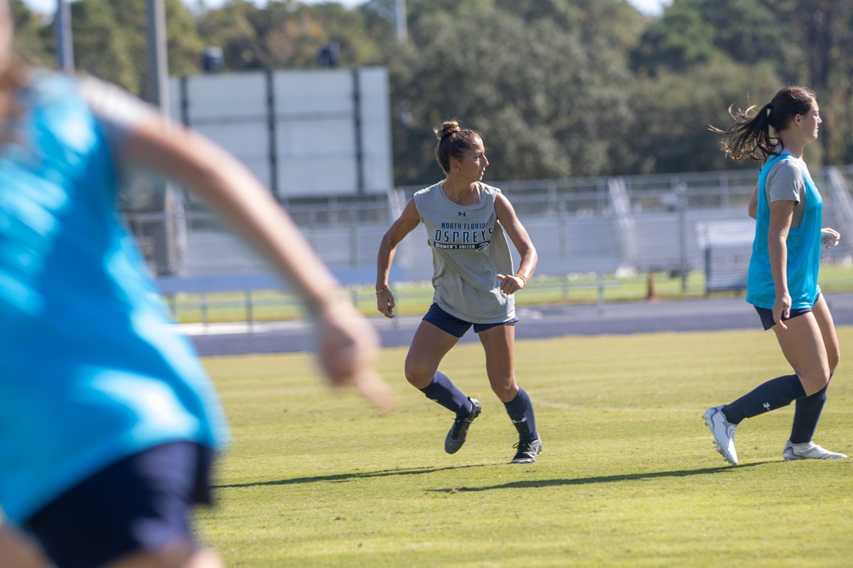 OspreyWSOC's tweet photo. Final preparations before ASUN Postseason play ⚽️
#SoarHigher // #SwoopFC https://t.co/I0xpF63T63