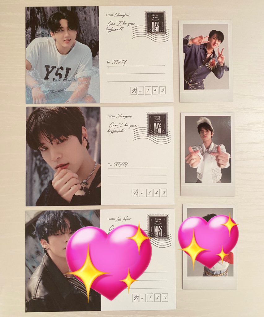 _1230mm's tweet photo. straykids MAXIDENT トレカ ミニポスター フェイスシール 交換

【譲】スンミン、チャンビン、ハン、フィリックス
【求】同種アイエン

異種でも検討致しますので、お気軽にリプorDMお願いします🙇‍♀️

 #straykids交換  #straykidsトレカ交換  #スキズトレカ交換  #スキズ交換 https://t.co/bbfCcdXFYz
