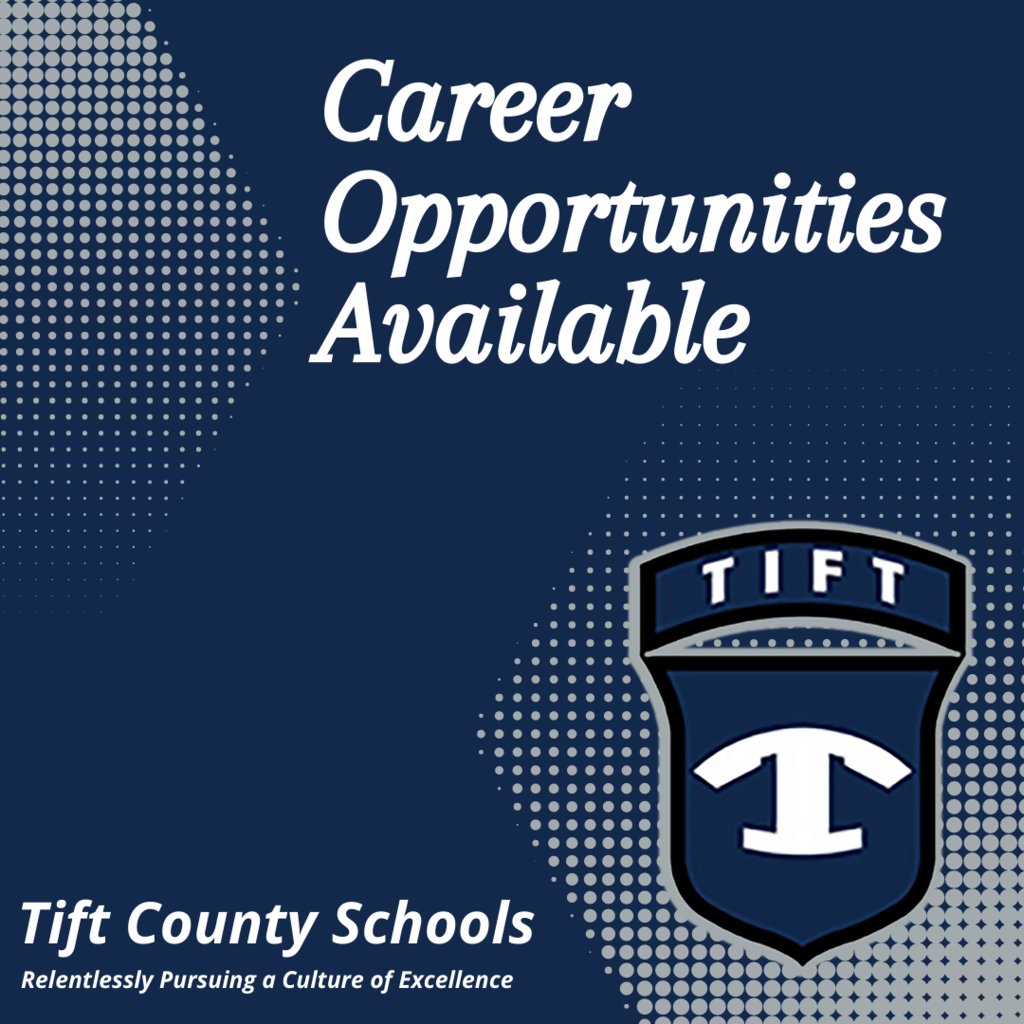 Tift County Schools on Twitter "We are currently seeking applicants