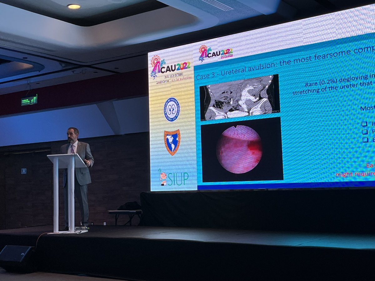 Great session on “nightmares” in endoscopic surgery. Presented by @evanliats @CAU_URO 2022. #eau @Uroweb @CUS_CLS_JEP