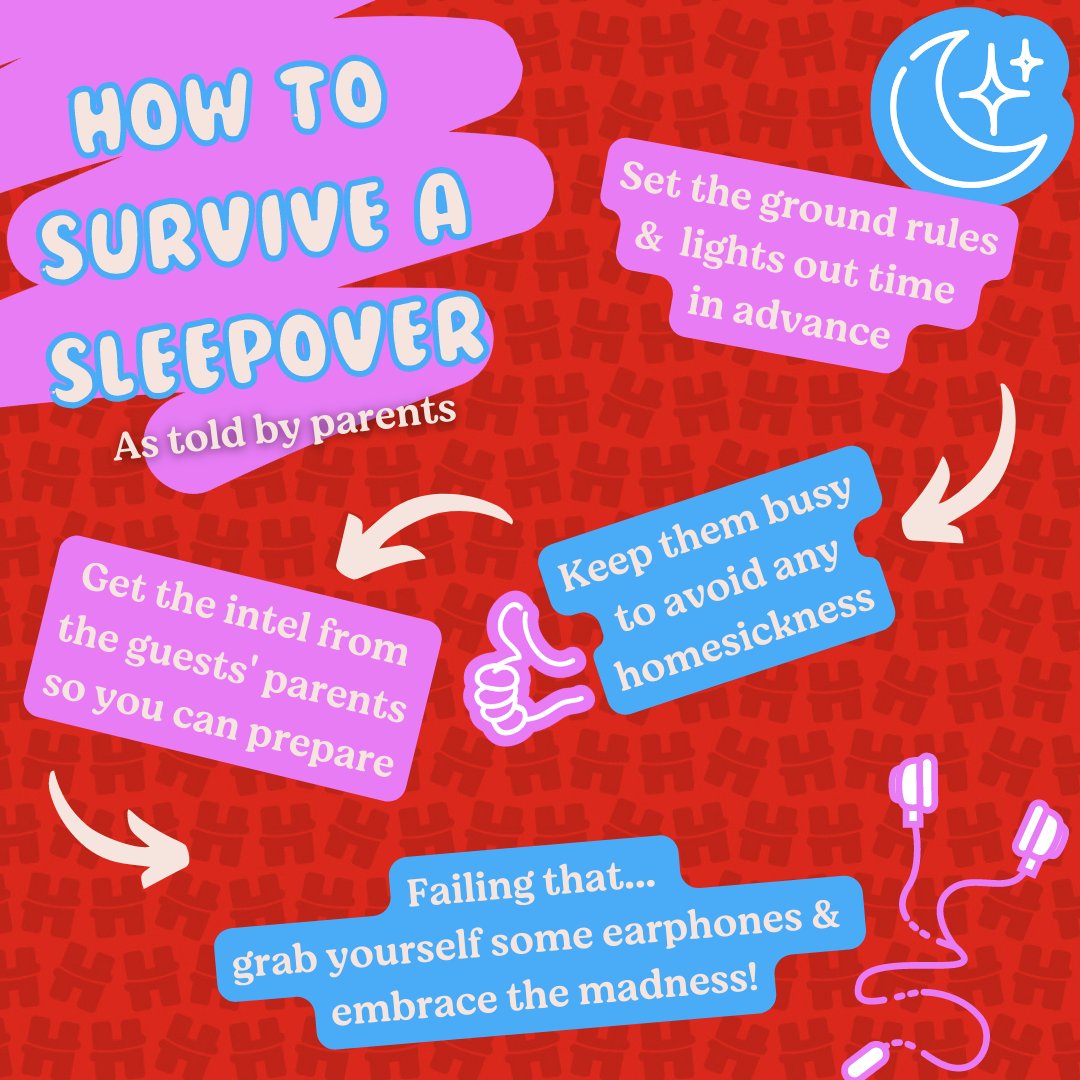 Surviving a sleepover - you got this! Preparation is key. Lay down the ground rules. And if all else fails - grab the earphones and embrace this rite of passage! We’ve got more guidance here: spr.ly/6018MWAsk