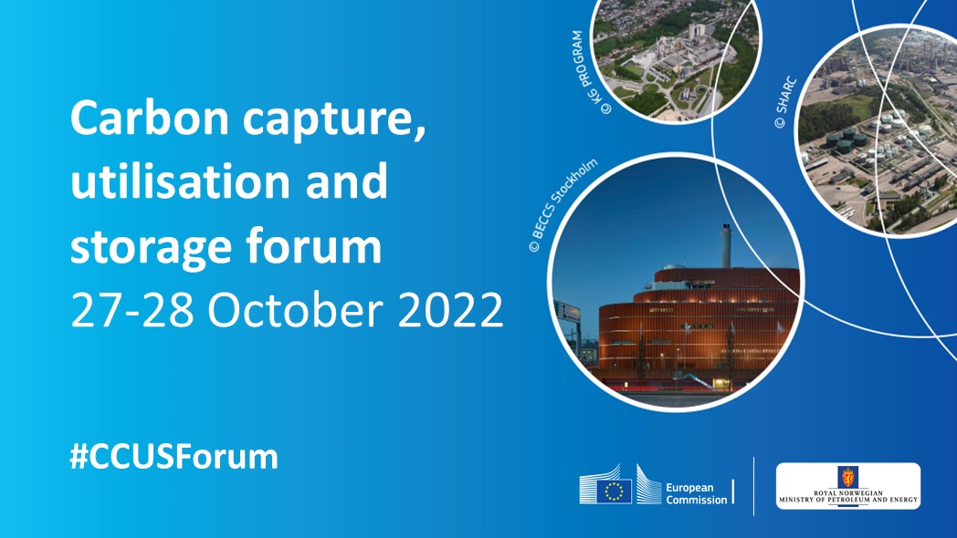 Tomorrow, 27 October at 9.30 (CEST) the #CCUSforum starts in Oslo. The event is co-hosted by the 🇳🇴 Ministry of Petroleum &amp; Energy and offers a rich agenda over 2 days. Check the programme 👇🏻and follow via 💻 web stream ➡️europa.eu/!BWvXdv #carboncapture #CO2storage