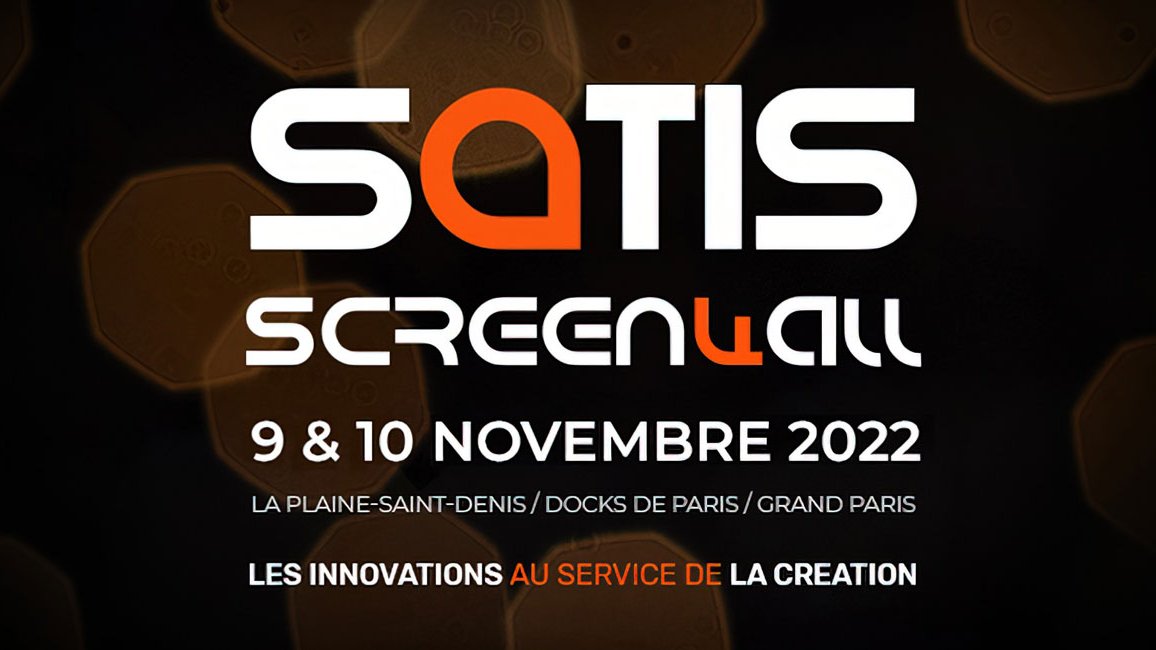 Rencontrons-nous au Satis, Screen4All, Dock Pullman, CORNER 8. #innovation #dcp #padtv #numérisation #stockage