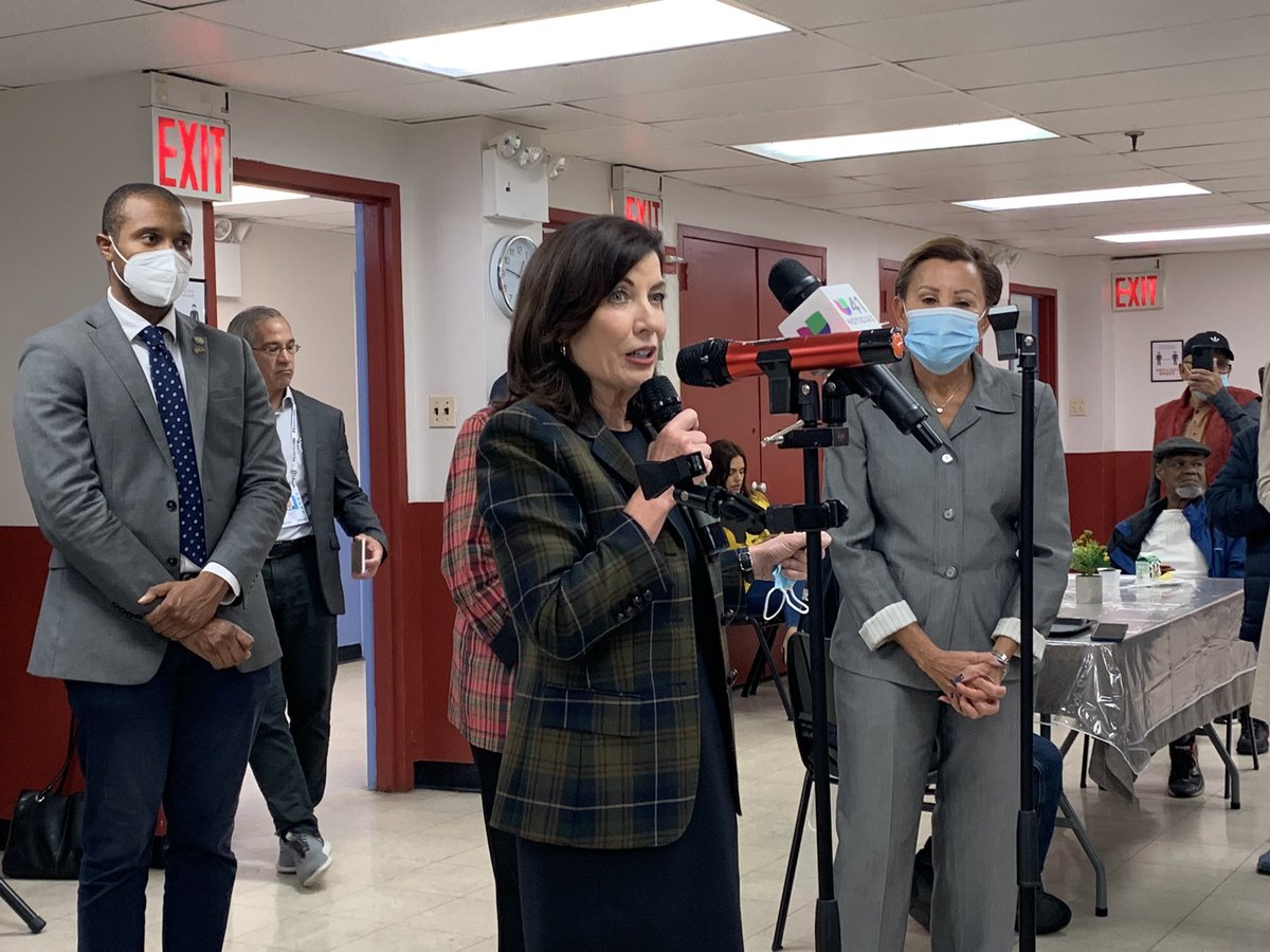 .@KathyHochul just fled from reporters following a campaign event in Brooklyn after her press team indicated she would take questions earlier on