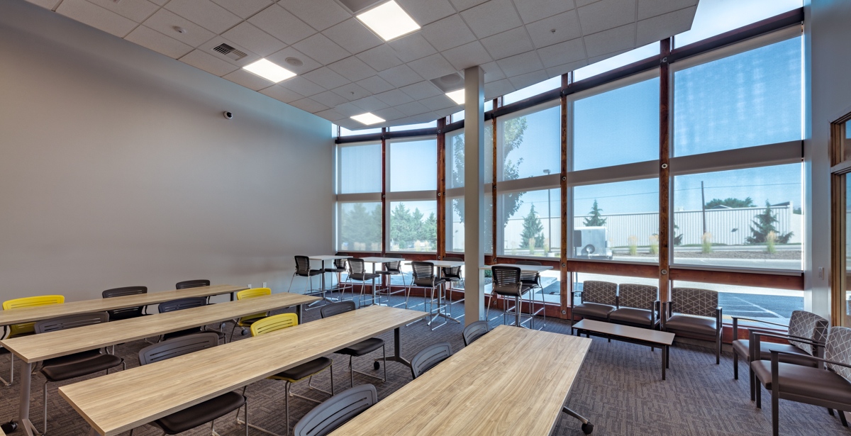 HKPArchitects's tweet photo. Excited to see the Northwest Electricians Joint Apprenticeship Training Center open in Wenatchee to the next class of students!
#NWEJATC #sustainability #architecture #design #hkparchitects #seattlearchitect #mountvernonarchitect https://t.co/T5Y0Waf95e