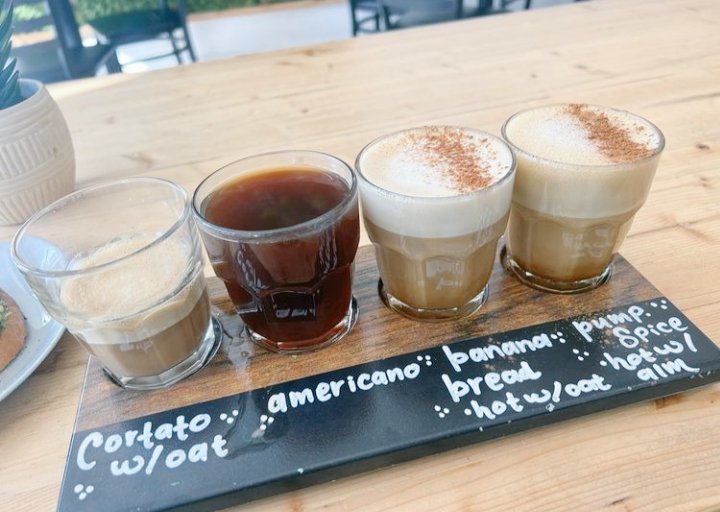 PrinceXNova's tweet photo. Mi Madre is working hard for a Championship match in OWA while I am here. #RedrumCoffeeShop https://t.co/bdgS7jfWmo