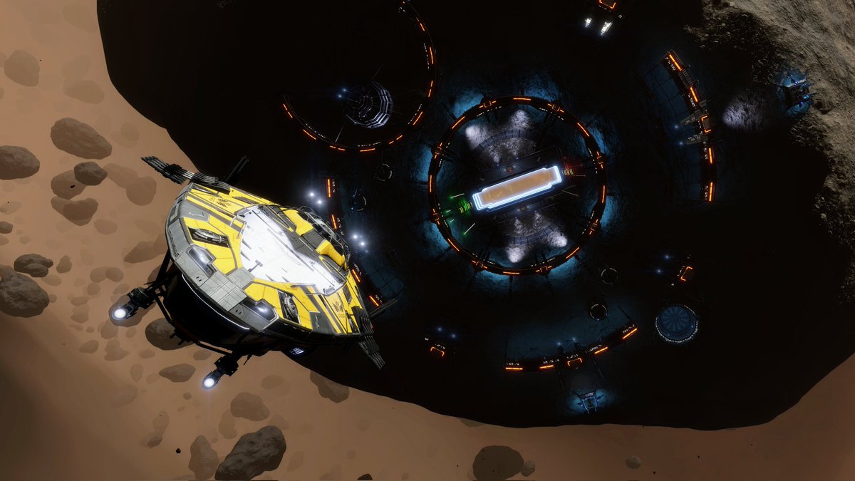 empiricist67's tweet photo. Elephant Trunk Nebula mining. I'm really liking this Anaconda in exploration spec

#EliteDangerousOdyssey
#StellarScreenShots https://t.co/ZBUCXgE5AF